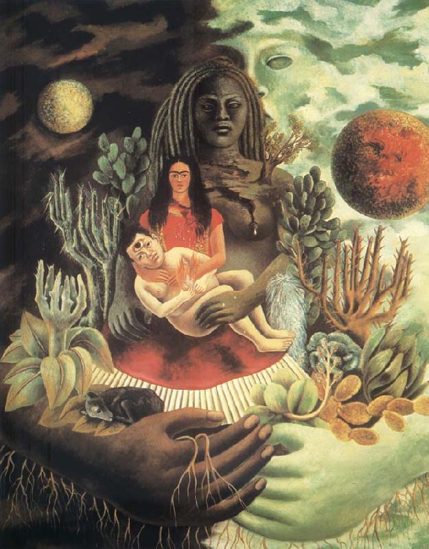 Frida Kahlo The Love Embrace of the Universe,The Earth,Diego,me and senor xolotl oil painting image